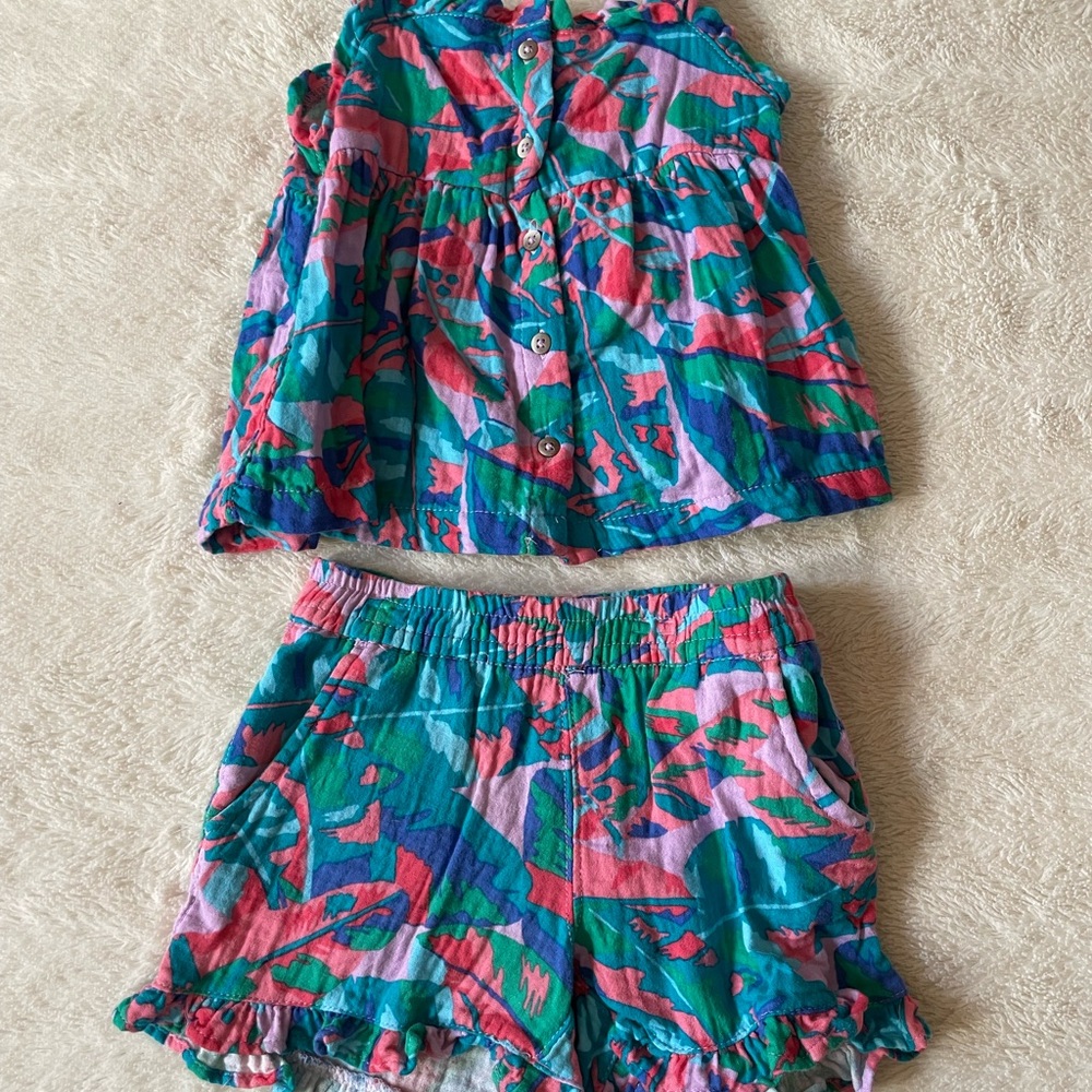 Cat & Jack Colorful Patterned Top